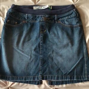 Maternity Jean Skirt